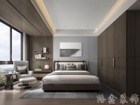 現(xiàn)代風格家居裝修裝飾室內(nèi)設(shè)計效果-A8004-5