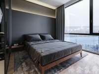 現代簡約家居裝修裝飾室內設計效果-B917-6